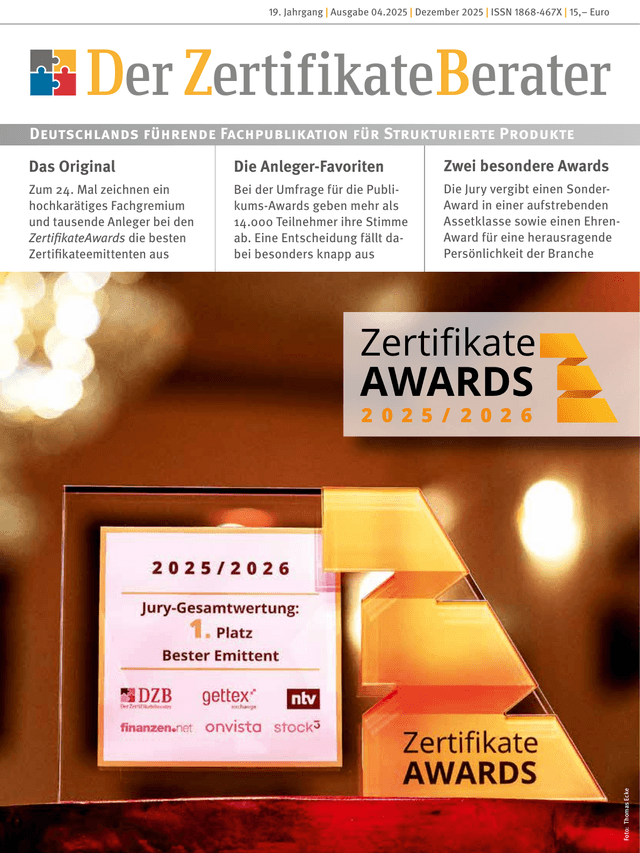 Titelbild Zertifikateberater | Dez. 2025